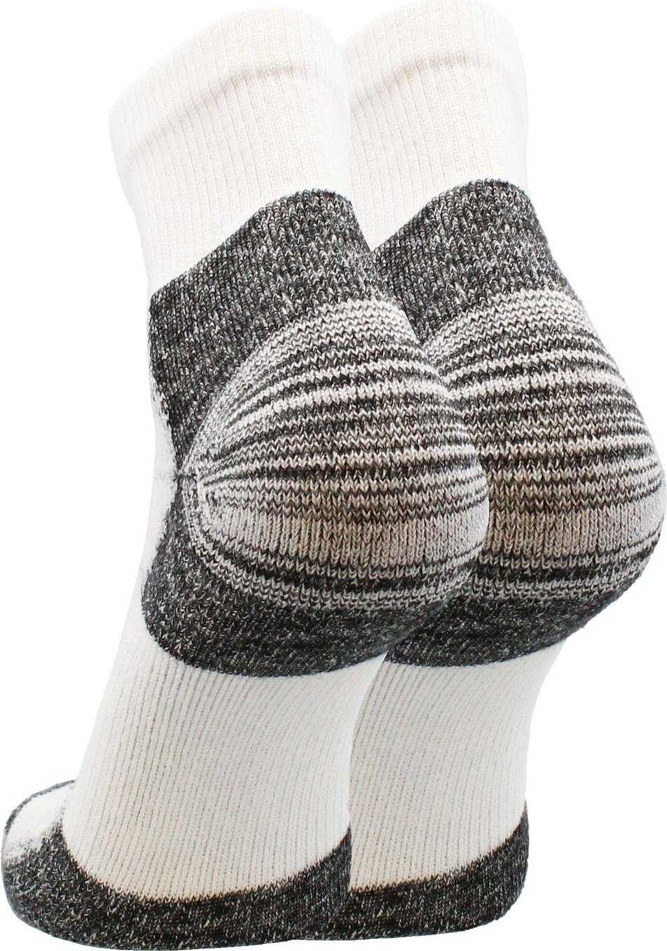 TCK Pickleball Socks Quarter Length Socks - White - HIT a Double