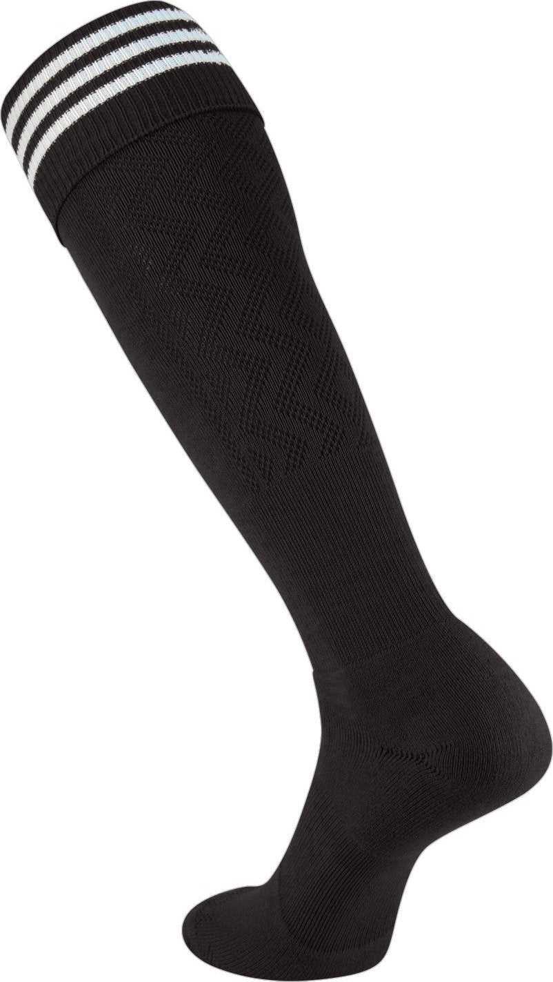 TCK Premier 3-Stripe Soccer Socks - Black White - HIT a Double