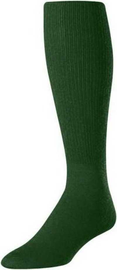 TCK Pro Solid Color Football Socks - Dark Green - HIT a Double
