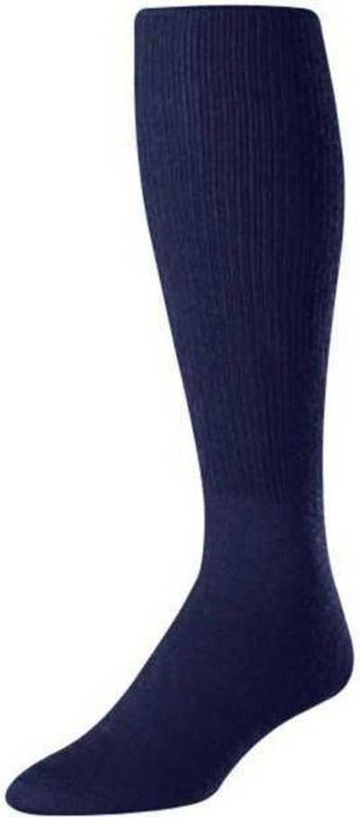 TCK Pro Solid Color Football Socks - Navy - HIT a Double