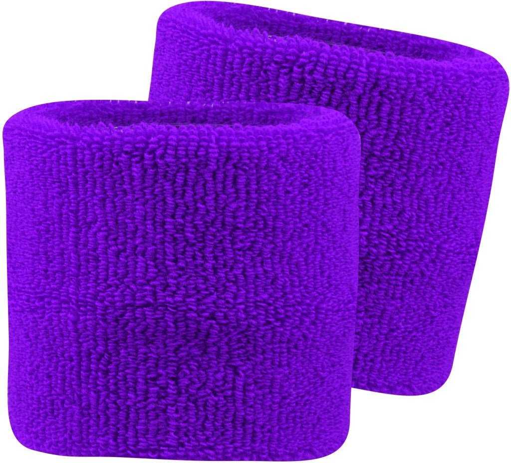 TCK Pro Wristbands 3.5" - Purple - HIT a Double
