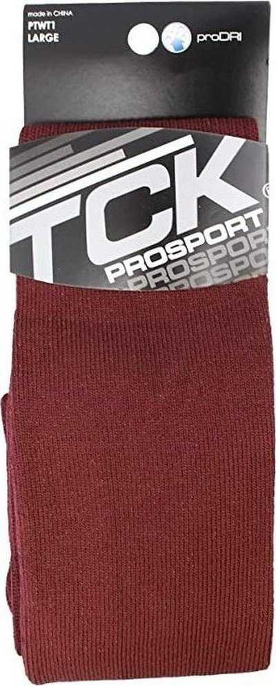 TCK Prosport Performance Knee High Tube Socks - Maroon - HIT a Double