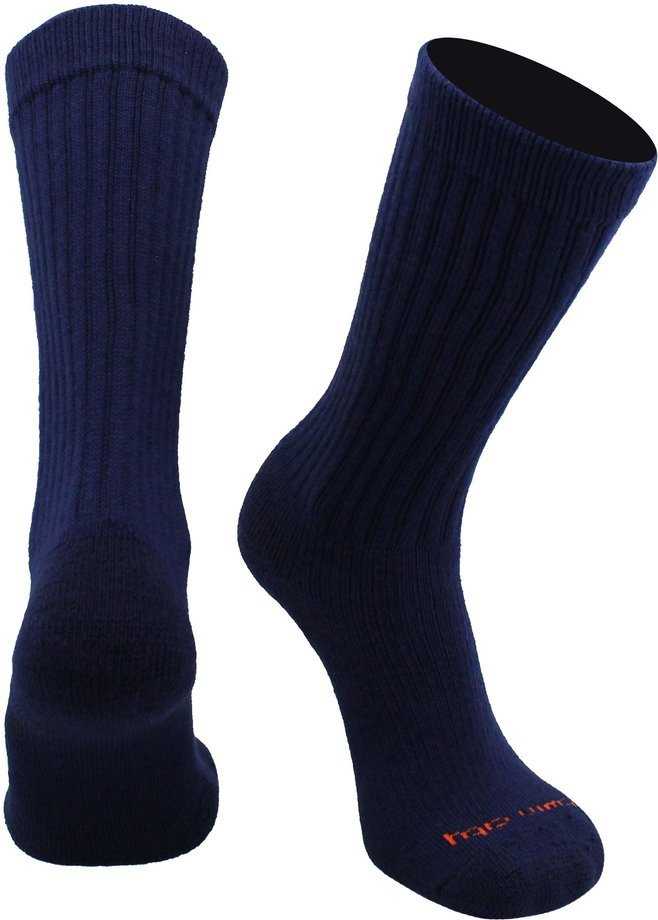 TCK Reacs Acrylic Mid Calf Socks - Navy - HIT a Double