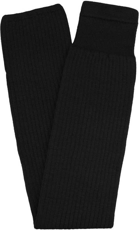 TCK Rib Knit Hockey Sock - Black - HIT a Double