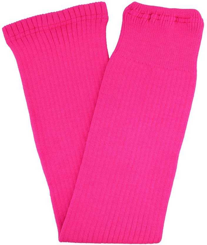 TCK Rib Knit Hockey Sock - Hot Pink - HIT a Double