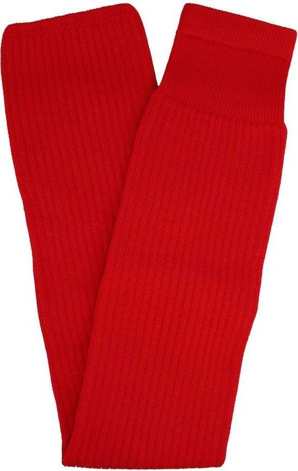 TCK Rib Knit Hockey Sock - Scarlet - HIT a Double