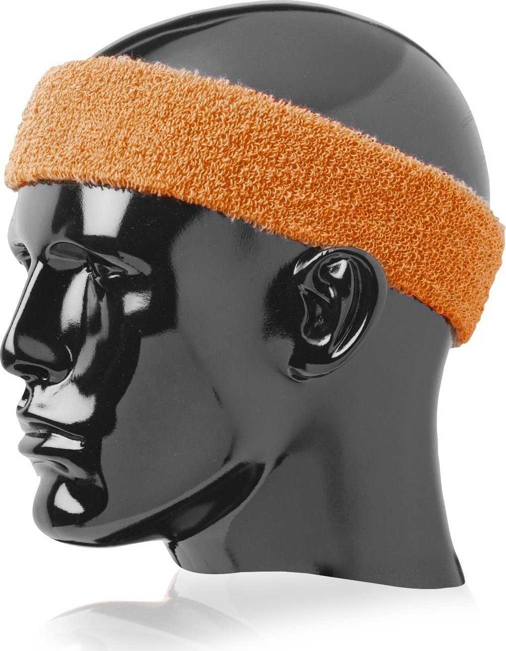 TCK Terry Headband 2" Wide Wide - Texas Orange - HIT a Double