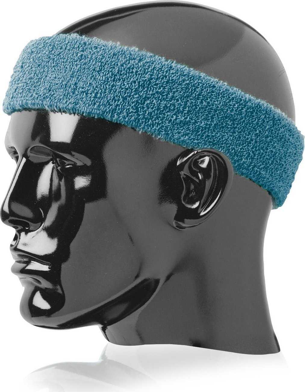 TCK Terry Headband 2" Wide Wide - Turquoise - HIT a Double