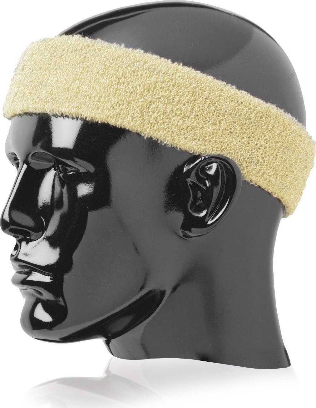 TCK Terry Headband 2&quot; Wide Wide - Yellow - HIT a Double