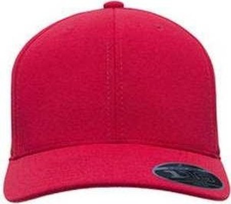 Team 365 ATB100 By Flexfit Adult Cool &amp; Dry Mini Pique Performance Cap - Sport Red - HIT a Double