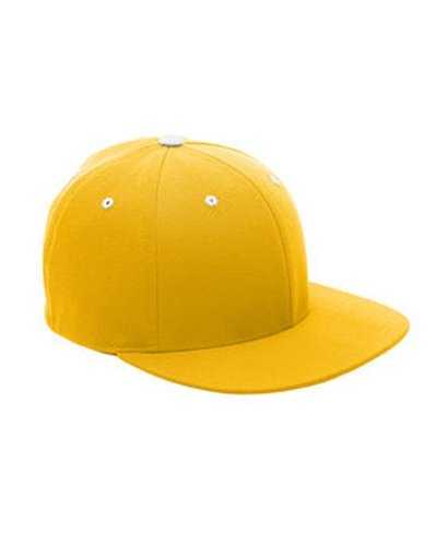 Team 365 ATB101 By Flexfit Adult Pro-Formance Contrast Eyelets Cap - Sportathletic Gold White - HIT a Double