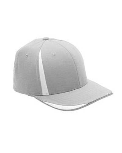 Team 365 ATB102 By Flexfit Adult Pro-Formance Front Sweep Cap - Sportsilver White - HIT a Double