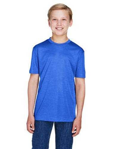 Team 365 TT11HY Youth Sonic Heather Performance T-Shirt - Sportroyal Heather - HIT a Double