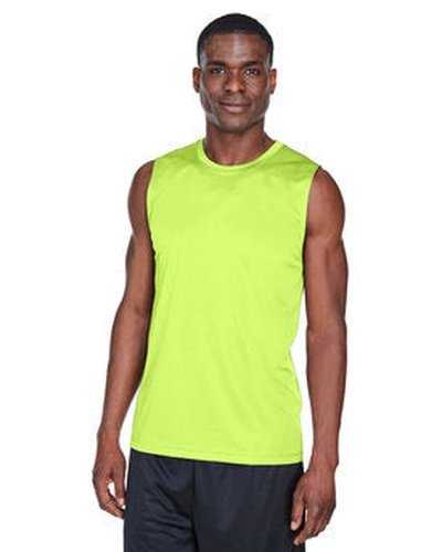 Team 365 TT11M Men's Zone Performance Muscle T-Shirt - Safety Yellow - HIT a Double