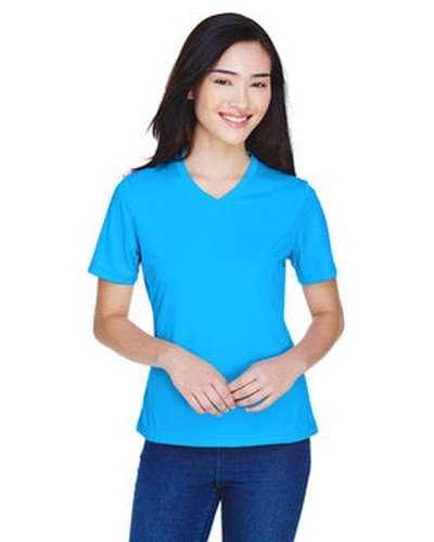 Team 365 TT11W Ladies&#39; Zone Performance T-Shirt - Electric Blue - HIT a Double