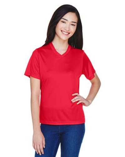 Team 365 TT11W Ladies' Zone Performance T-Shirt - Sport Red - HIT a Double