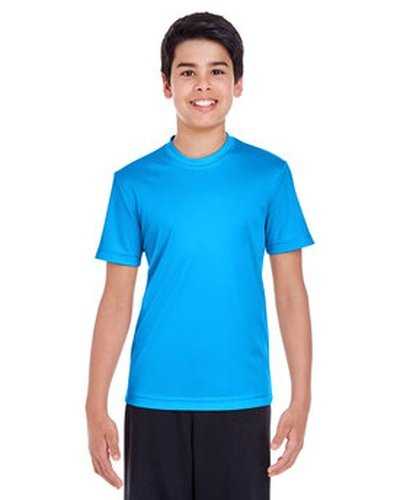 Team 365 TT11Y Youth Zone Performance T-Shirt - Electric Blue - HIT a Double