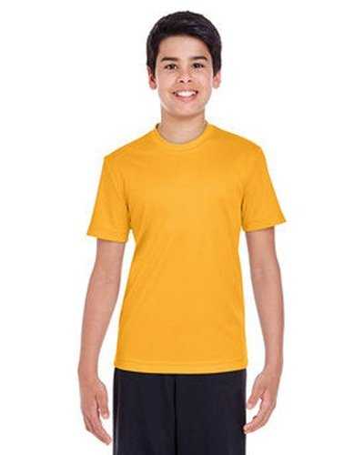 Team 365 TT11Y Youth Zone Performance T-Shirt - Sportathletic Gold - HIT a Double