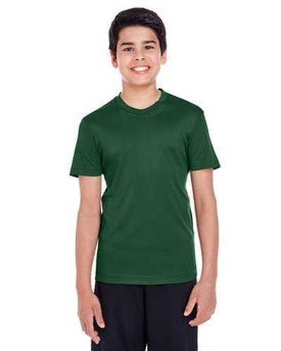 Team 365 TT11Y Youth Zone Performance T-Shirt - Sport Dark Green - HIT a Double
