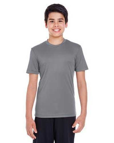 Team 365 TT11Y Youth Zone Performance T-Shirt - Sport Graphite - HIT a Double