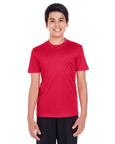 Team 365 TT11Y Youth Zone Performance T-Shirt - Sport Red - HIT a Double