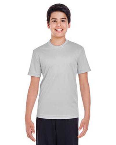 Team 365 TT11Y Youth Zone Performance T-Shirt - Sport Silver - HIT a Double