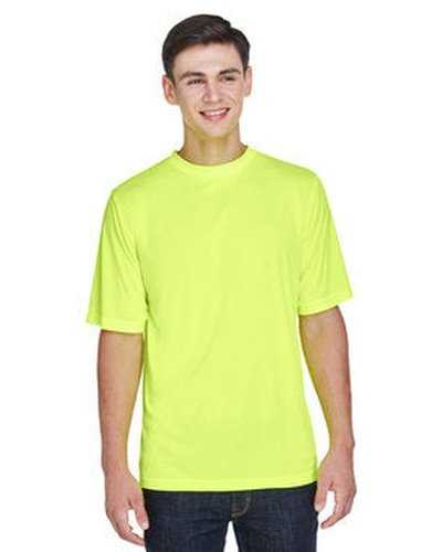 Team 365 TT11 Men&#39;s Zone Performance T-Shirt - Safety Yellow - HIT a Double