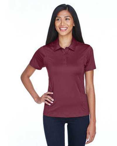 Team 365 TT20W Ladies' Charger Performance Polo - Sport Maroon - HIT a Double