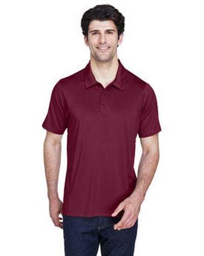 Team 365 TT20 Men&#39;s Charger Performance Polo - Sport Maroon - HIT a Double