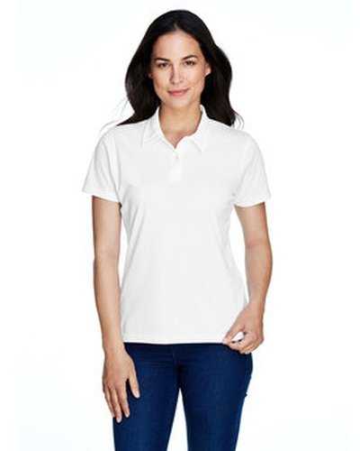 Team 365 TT21W Ladies&#39; Command Snag Protection Polo - White - HIT a Double