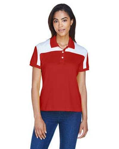 Team 365 TT22W Ladies&#39; Victor Performance Polo - Sport Red - HIT a Double