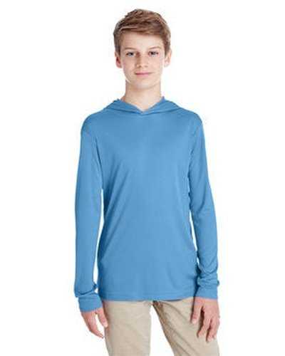 Team 365 TT41Y Youth Zone Performance Hoodie - Sport Light Blue - HIT a Double