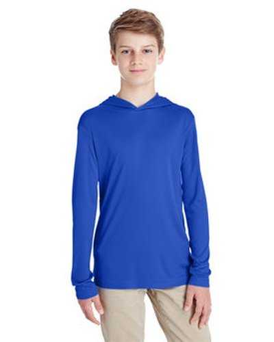 Team 365 TT41Y Youth Zone Performance Hoodie - Sport Royal - HIT a Double