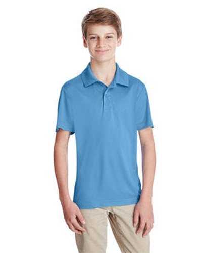 Team 365 TT51Y Youth Zone Performance Polo - Sport Light Blue - HIT a Double