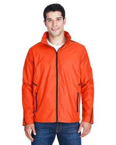 Team 365 TT70 Adult Conquest Jacket with Mesh Lining - Sport Orange - HIT a Double