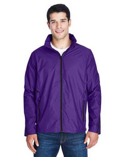 Team 365 TT70 Adult Conquest Jacket with Mesh Lining - Sport Purple - HIT a Double
