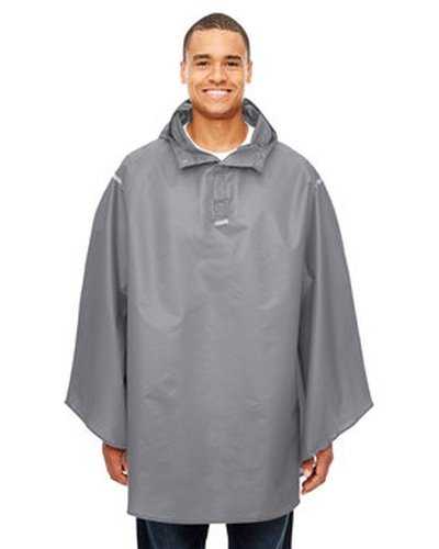 Team 365 TT71 Adult Zone Protect Packable Poncho - Sport Graphite - HIT a Double
