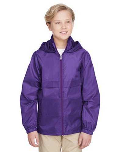 Team 365 TT73Y Youth Zone Protect Lightweight Jacket - Sport Purple - HIT a Double