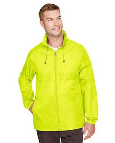 Team 365 TT73 Adult Zone Protect Lightweight Jacket - Safety Yellow - HIT a Double