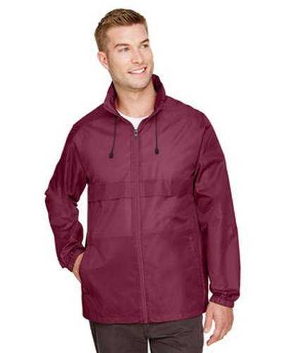 Team 365 TT73 Adult Zone Protect Lightweight Jacket - Sport Maroon - HIT a Double