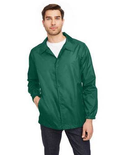 Team 365 TT75 Adult Zone Protect Coaches Jacket - Sport Forest - HIT a Double