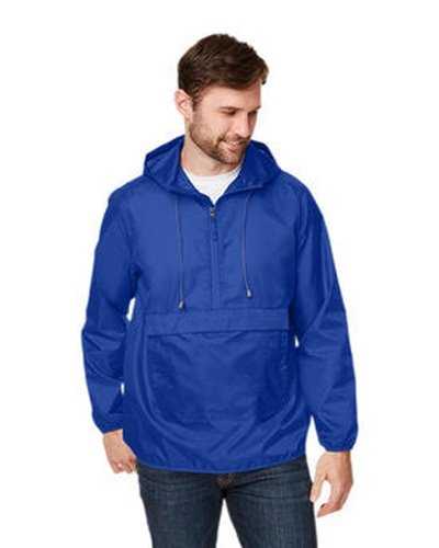 Team 365 TT77 Adult Zone Protect Packable Anorak Jacket - Sport Royal - HIT a Double