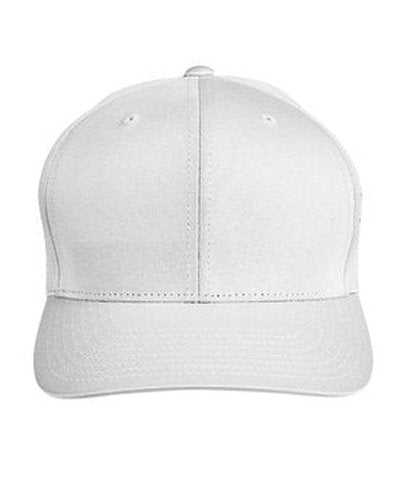 Team 365 TT801Y By Yupoong Youth Zone Performance Cap - White - HIT a Double