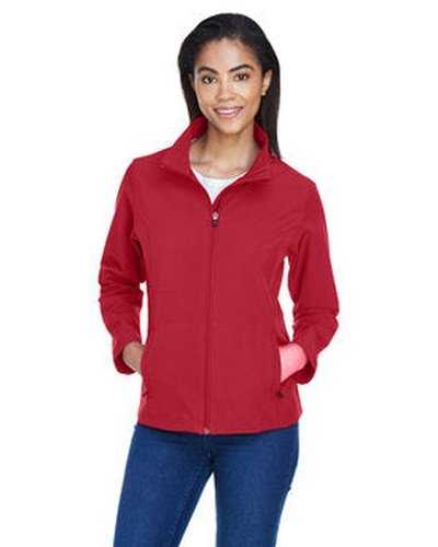 Team 365 TT80W Ladies' Leader Soft Shell Jacket - Sportscarlet Red - HIT a Double