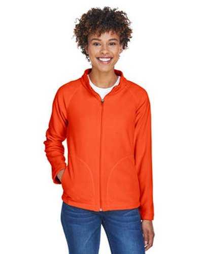Team 365 TT90W Ladies&#39; Campus Microfleece Jacket - Sport Orange - HIT a Double