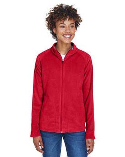 Team 365 TT90W Ladies' Campus Microfleece Jacket - Sport Red - HIT a Double