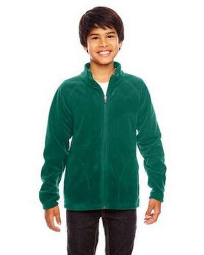 Team 365 TT90Y Youth Campus Microfleece Jacket - Sport Forest - HIT a Double