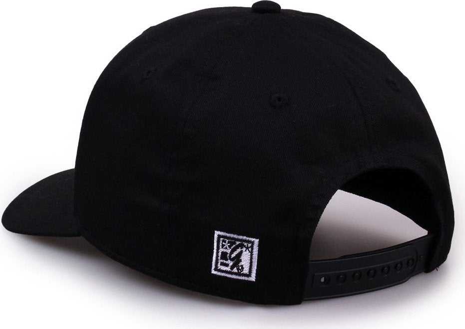 The Game GB515 Twill Snapback Cap - Black - HIT A Double