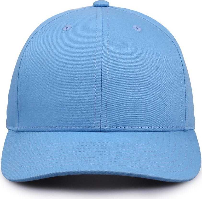 The Game GB515 Twill Snapback Cap - Columbia Blue - HIT A Double