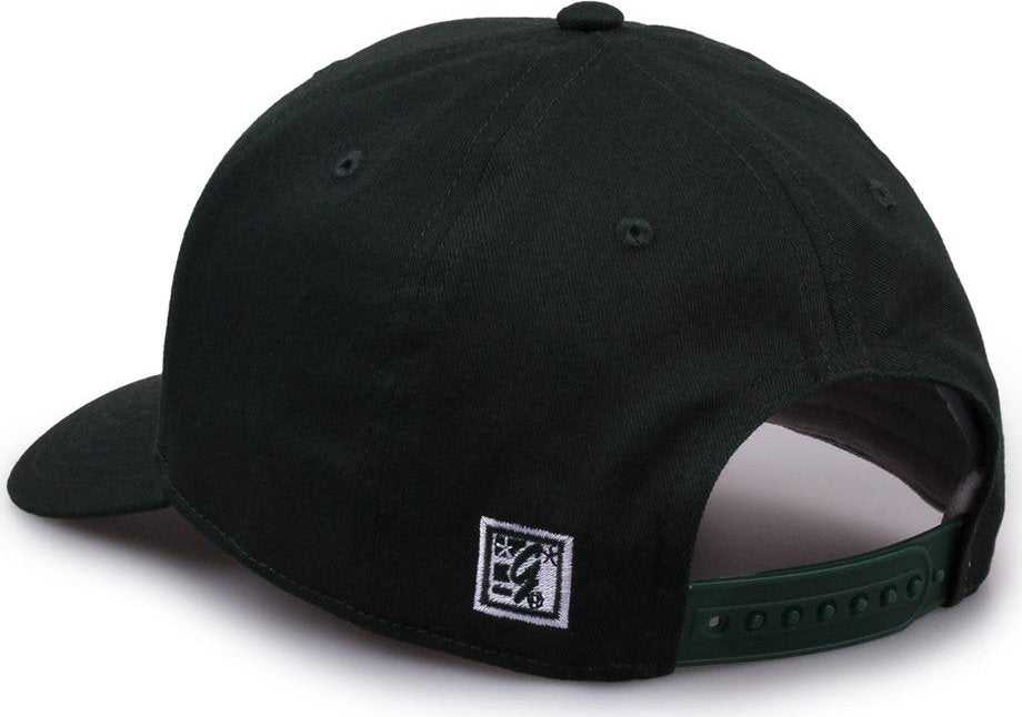 The Game GB515 Twill Snapback Cap - Dark Green - HIT A Double